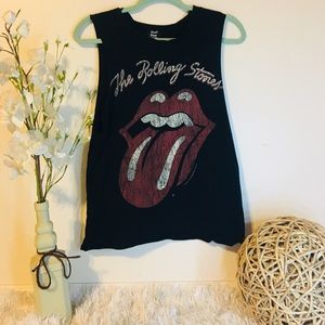 The Rolling Stones Band Graphic Tank- Size Small